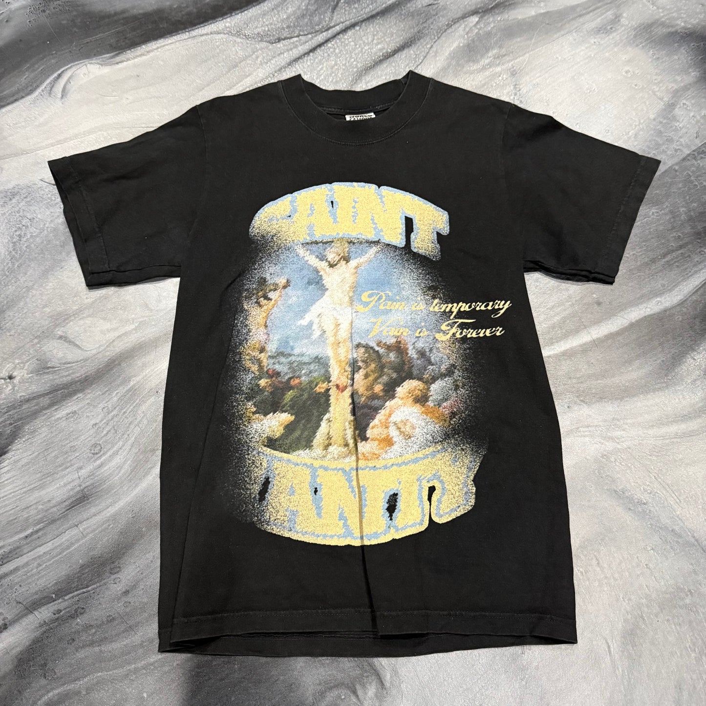 Saint Vanity Black Pain Is Temporary Tee (S)
