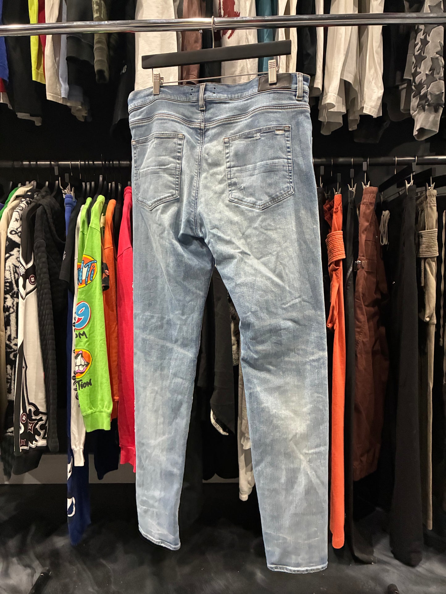 Amiri Light Blue/White Patch MX1 Jean (38)