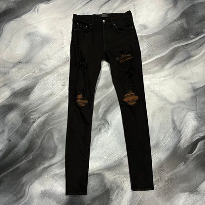 Amiri Black/Brown Patch Jean (30)