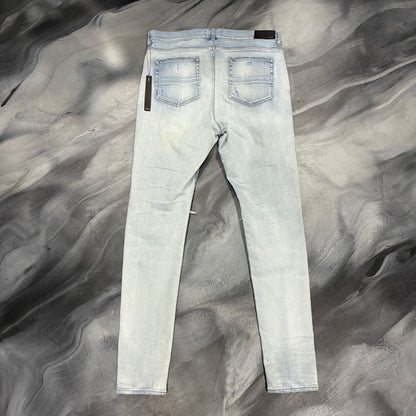 Amiri Light Blue/Camo Patch Jean (38)
