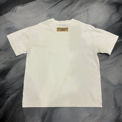 Louis V. White/Icy Blue Logo Tee (M)