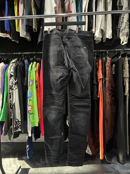 Amiri Faded Black White Patch Jean (36)