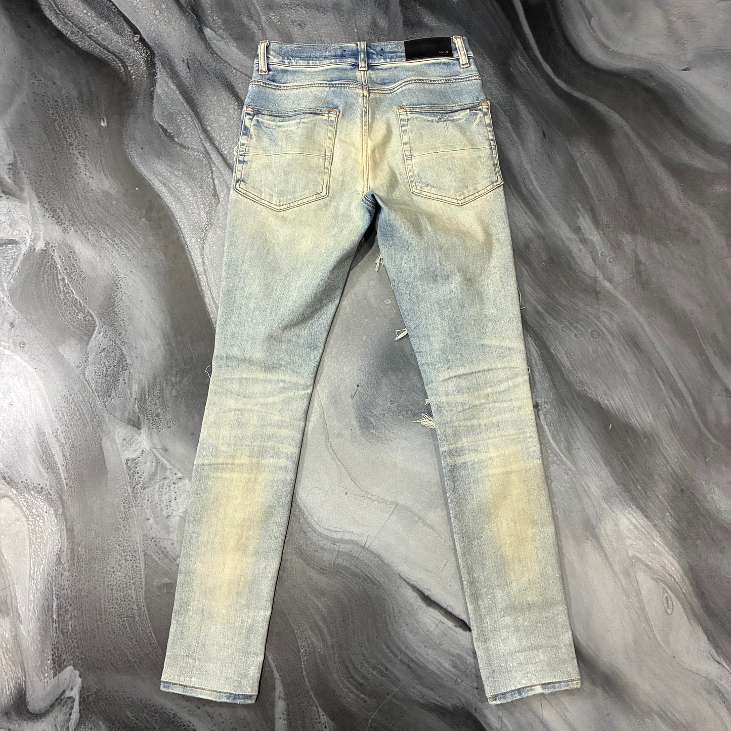 Amiri Indigo/Muticolor Patches Thrasher Jean (28)
