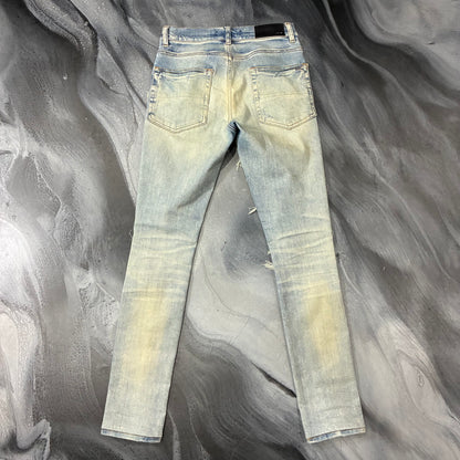 Amiri Indigo/Muticolor Patches Thrasher Jean (28)