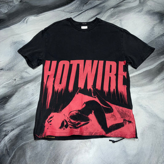Ksubi Black/Red Hotwire Tee (S)