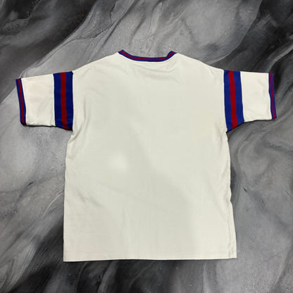 Saint Laurent White/Blue/Red Tee (L)