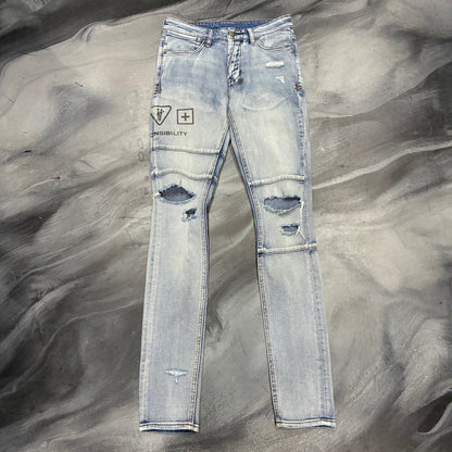 Ksubi Van Winkle Light Blue "Enjoy Trashed" Jean (28)