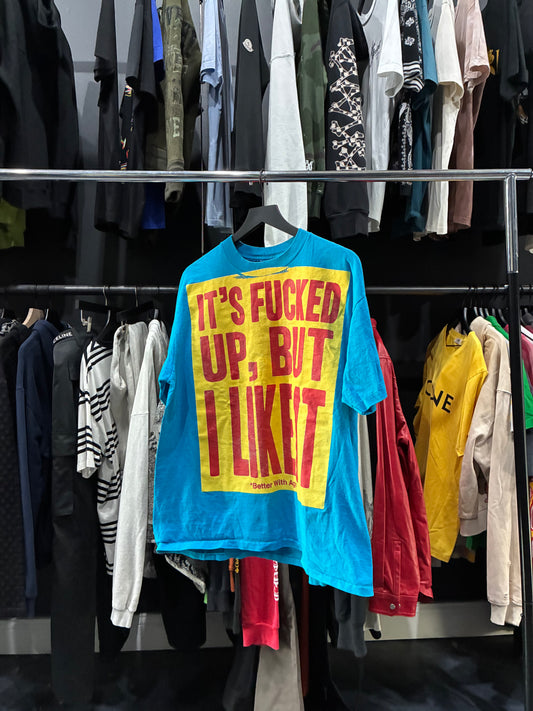 Better With Age Blue/Yellow/Red ‘But I Like It’ Tee (L)
