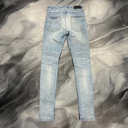 Amiri Light Blue Plain Skinny Jean (31)