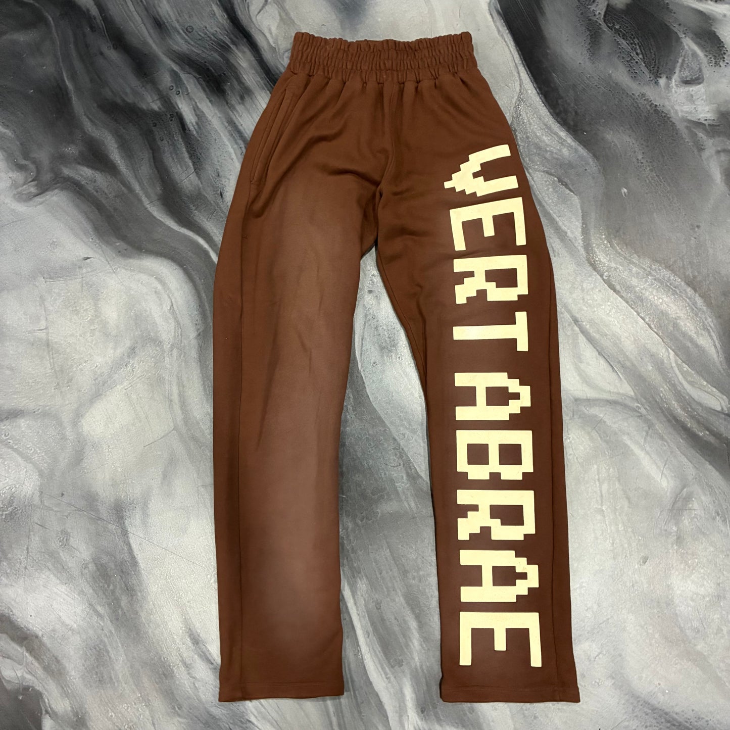 Vertabrae Brown/Cream Sweatpants (2XL)