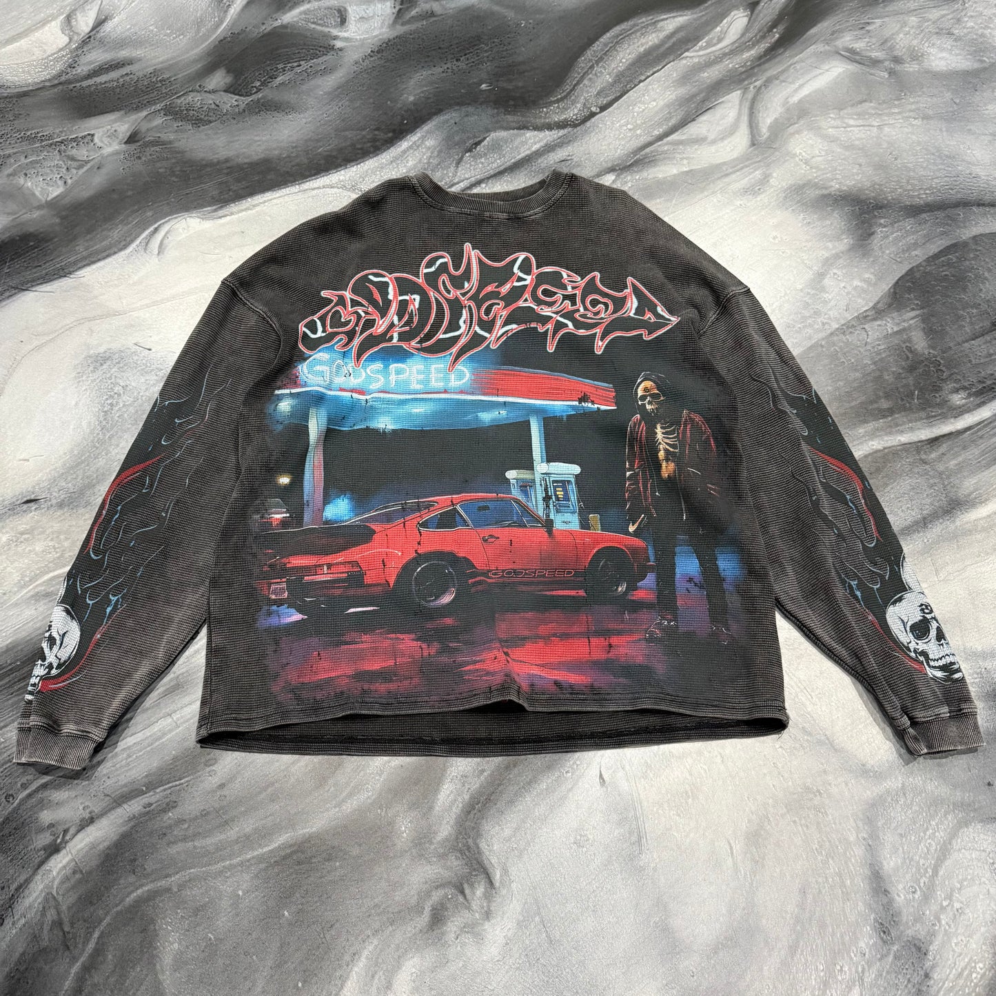 Godspeed Grey Out Of Many Thermal Longsleeve (L)