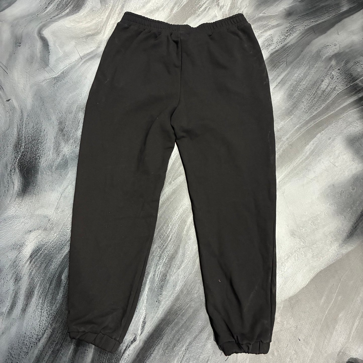 Saint Vanity Black/Grey Varsity Sweatpants (XL)