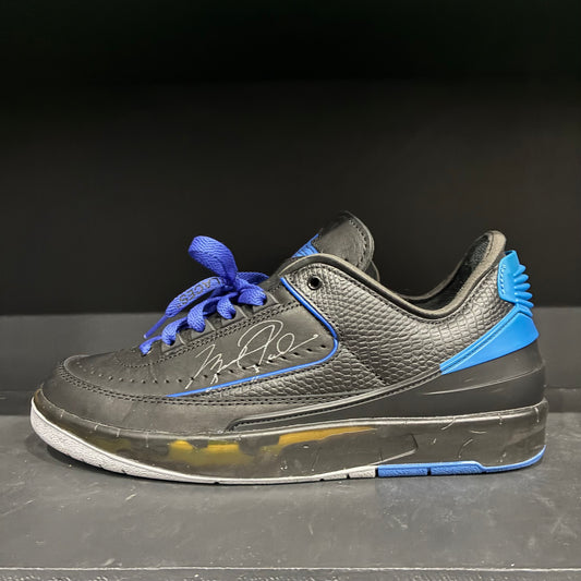 Off-White x Air Jordan 2 Retro Low “Black/Varsity Royal” (8.5)