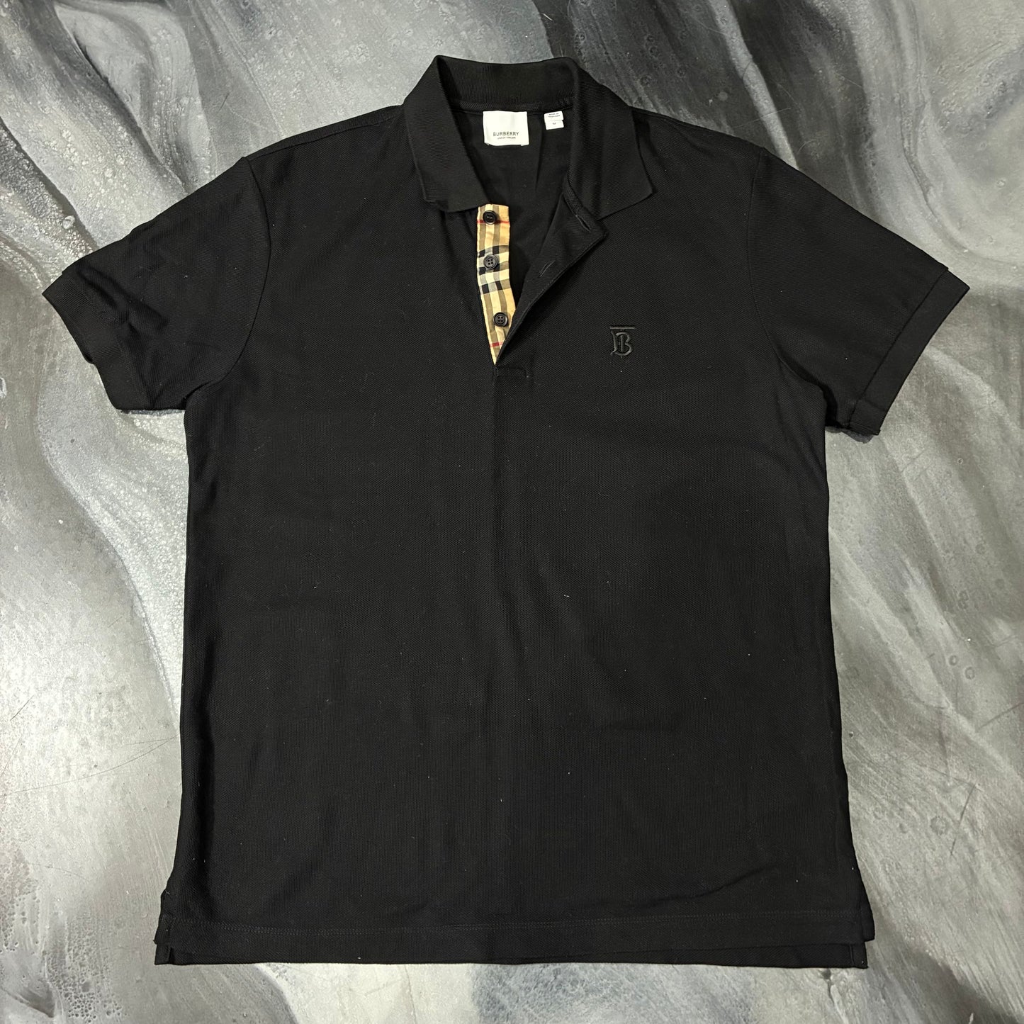 Burberry Black Polo Shirt (M)