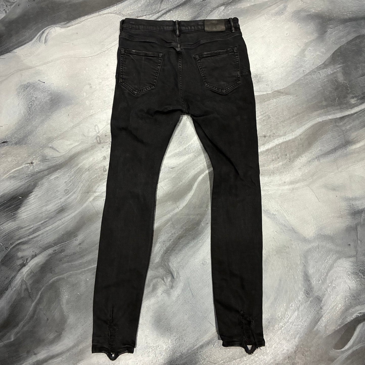 Purple Brand Thrashed Black Jean (31)