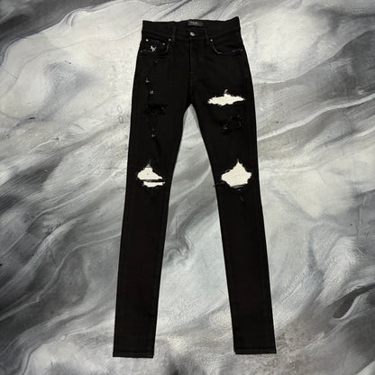 Amiri Black/Silver Patch MX1 Jean (28)