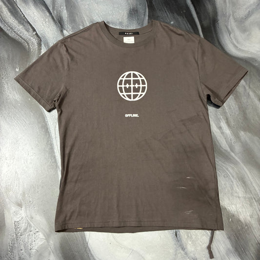Ksubi Brown Global Offline Tee (S)
