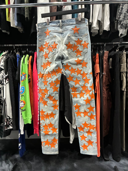 Amiri Indigo Chemist Orange Stars Jean (32)