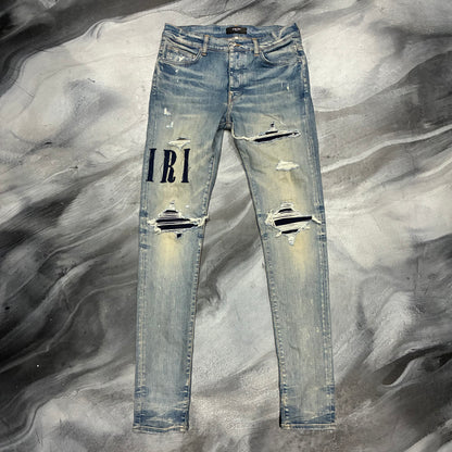 Amiri Indigo/Denim Blue Core Logo Jean (33)