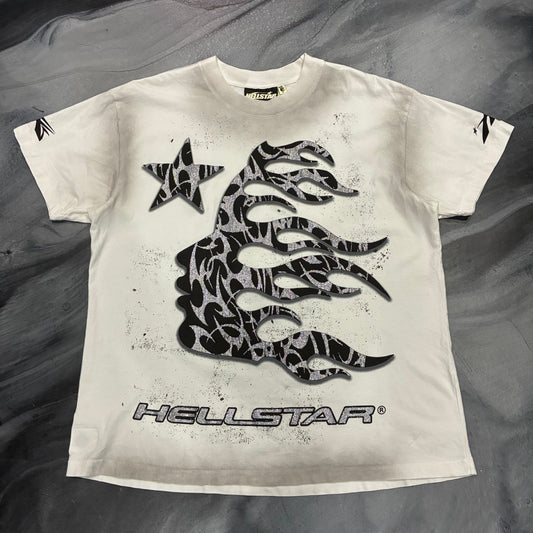 Hellstar White/Black/Silver Path To Paradise Tee (S)
