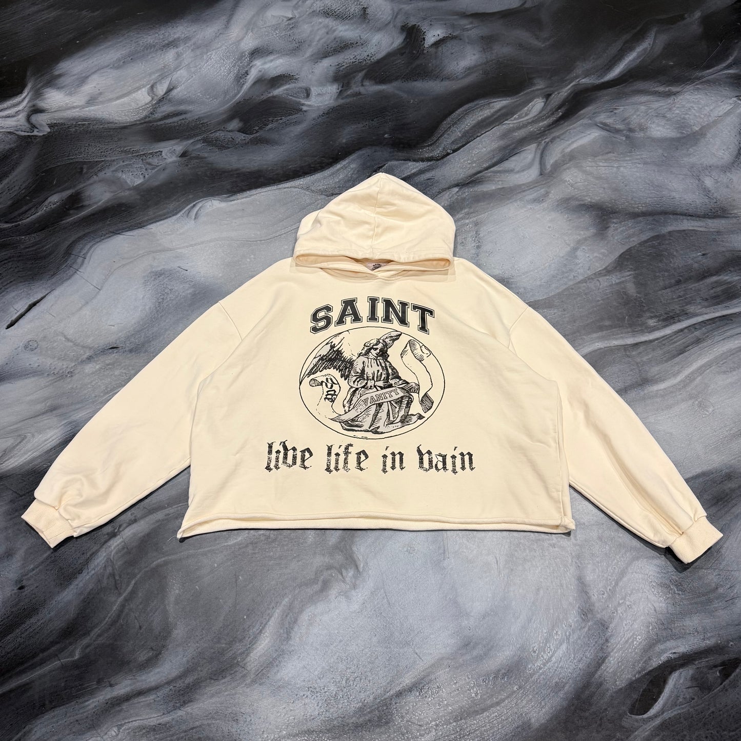 Saint Vanity Cream Life In Vain Hoodie (2XL)
