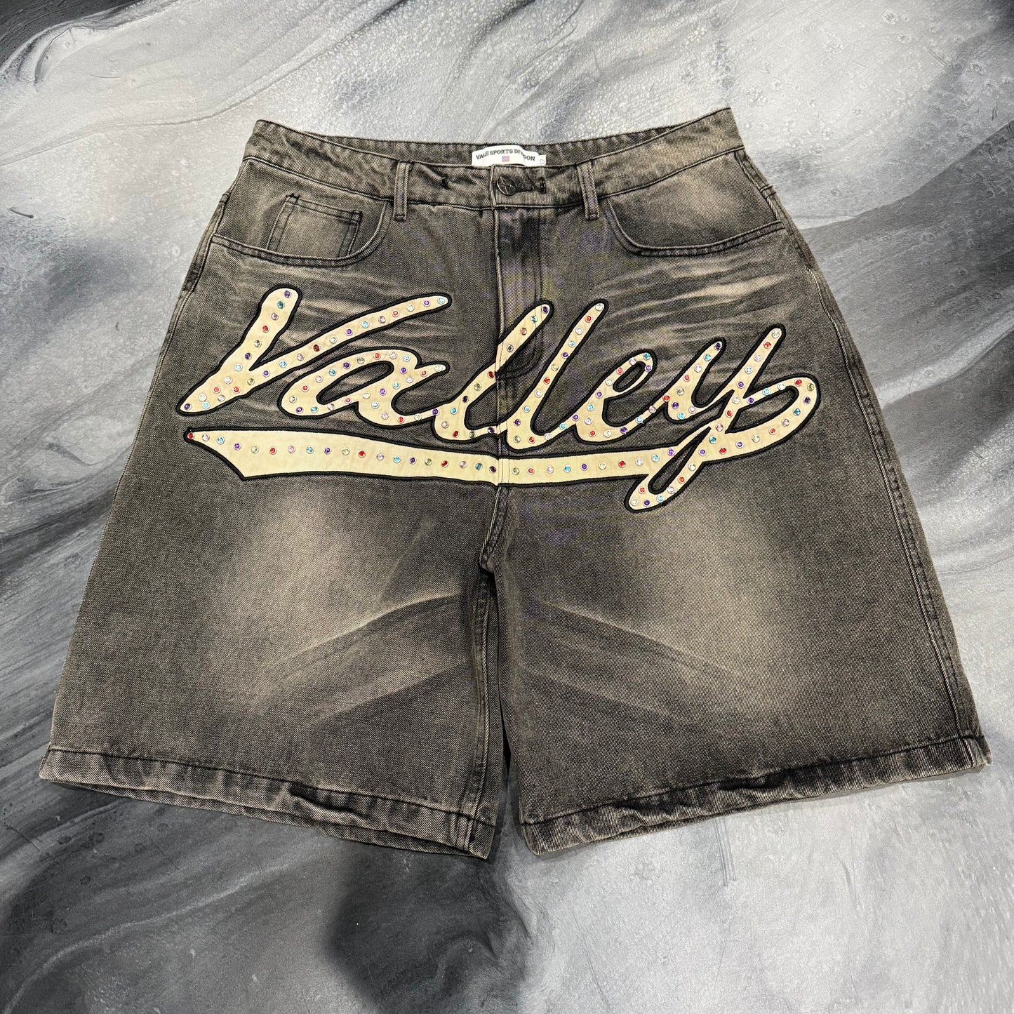Vale Black/Cream Skittles Jorts (32)