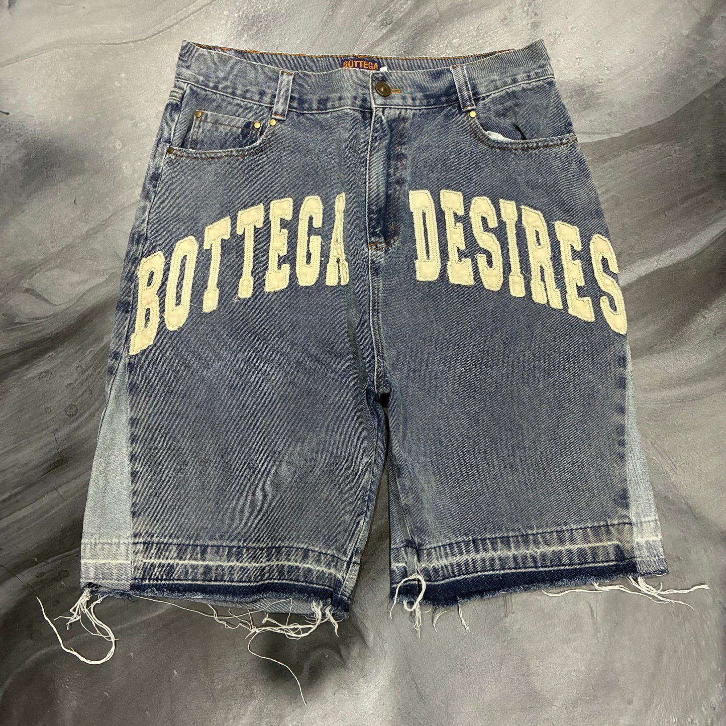 Bottega Desire Blue Jean Shorts