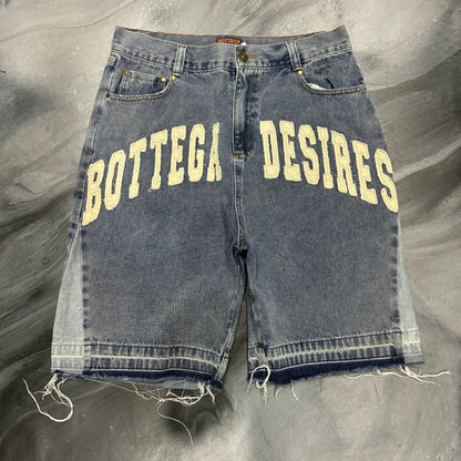 Bottega Desire Blue Jean Shorts