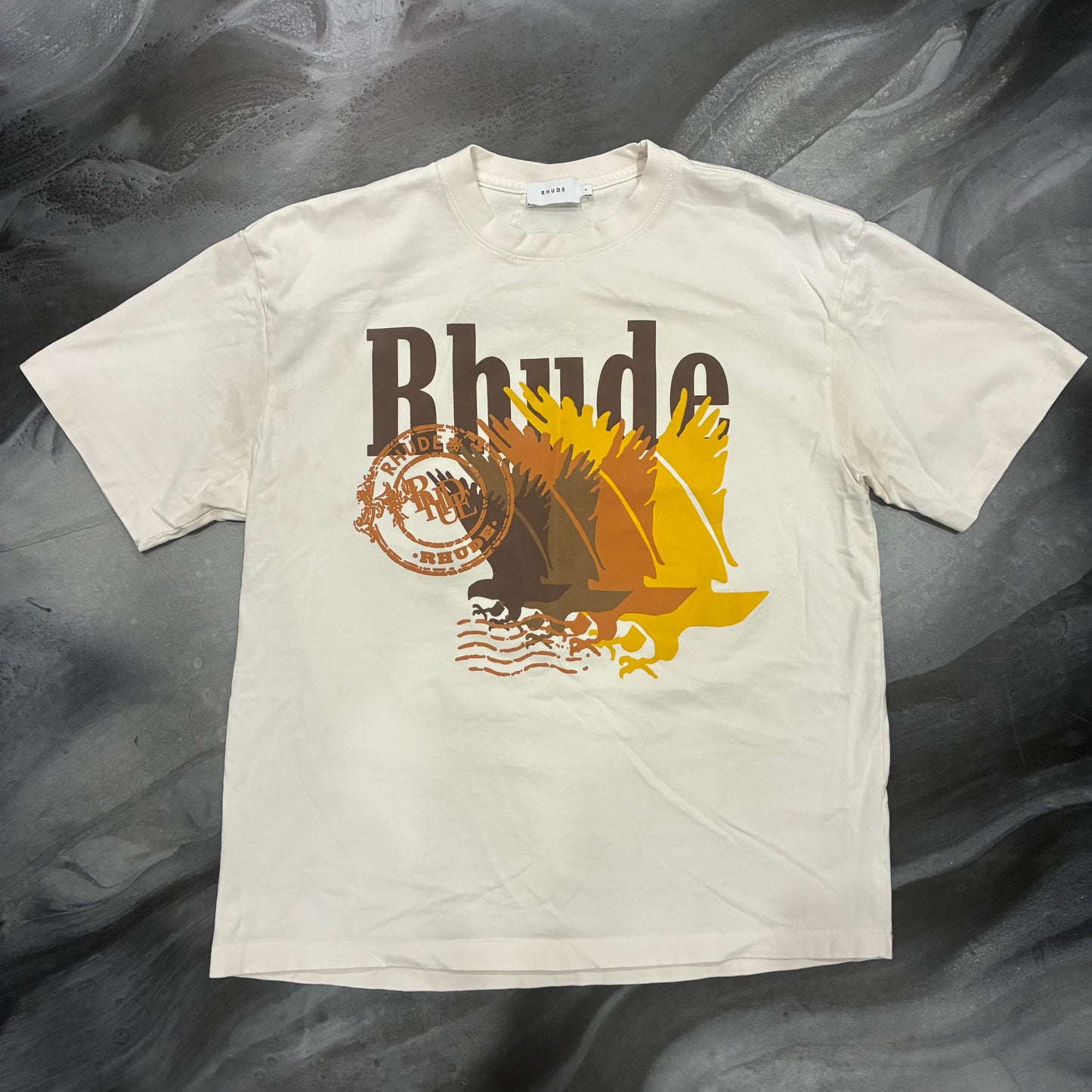 Rhude White ‘Postage’ Tee (M)