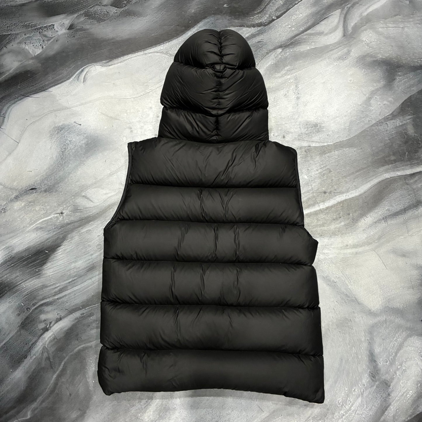 Rick Owen’s Black Full Zip Facemask Vest (XL)
