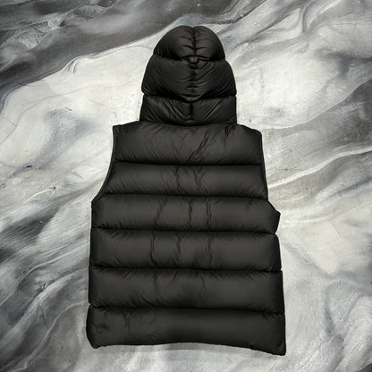 Rick Owen’s Black Full Zip Facemask Vest (XL)