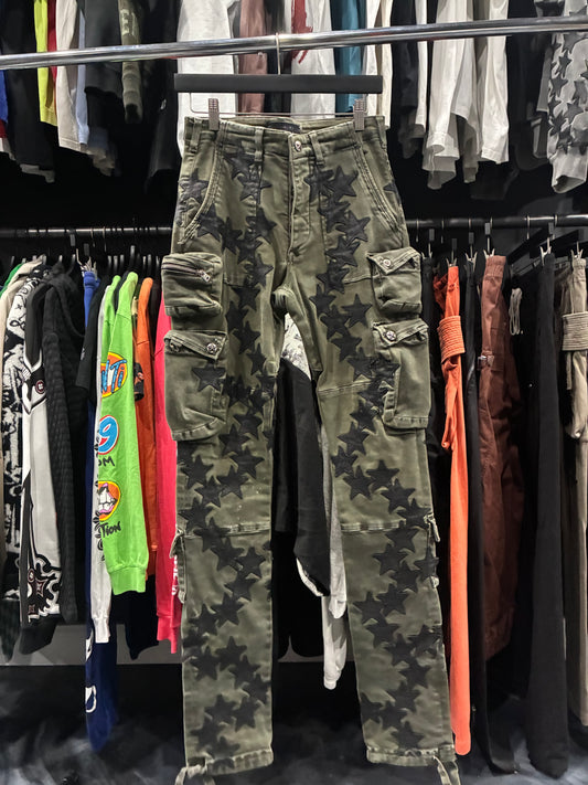 Amiri Green Chemist Star Tactical Cargo Pants (29)
