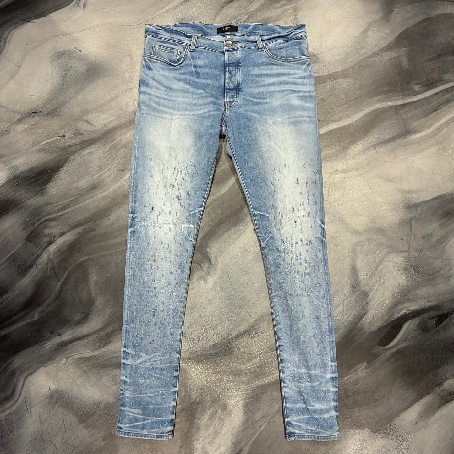 Amiri Light Blue Shotgun Jean (38)