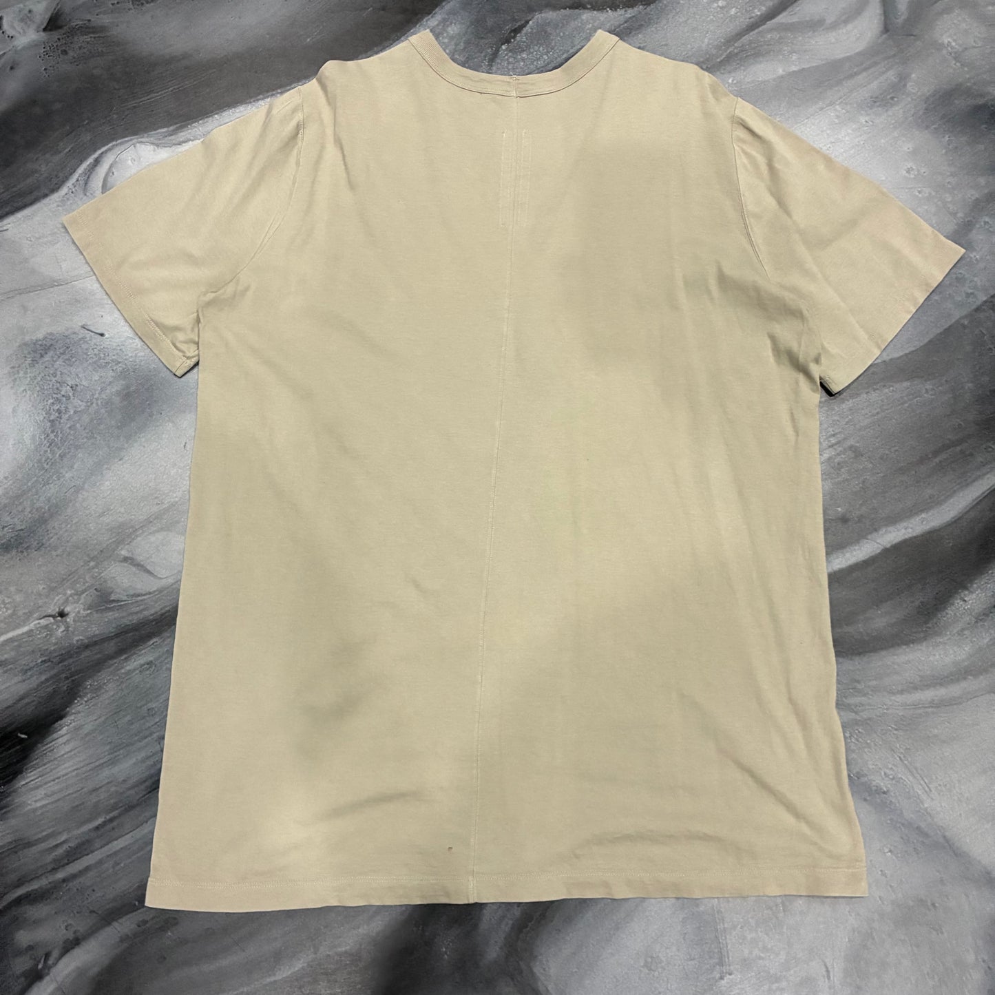 Rick Owen’s Tan Plain Tee (XL)