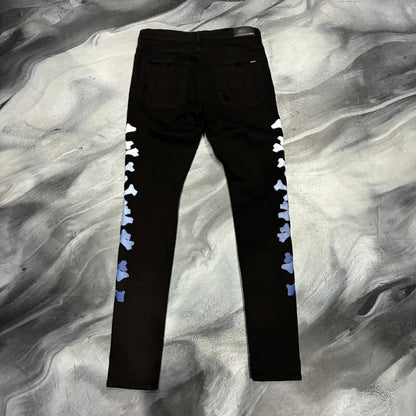 Amiri Black/Gradient Blue Bone Jeans (36)