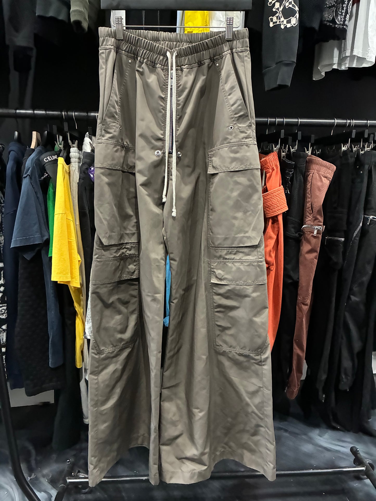 Rick Owen’s Tan Baggy Cargo Pants (L)