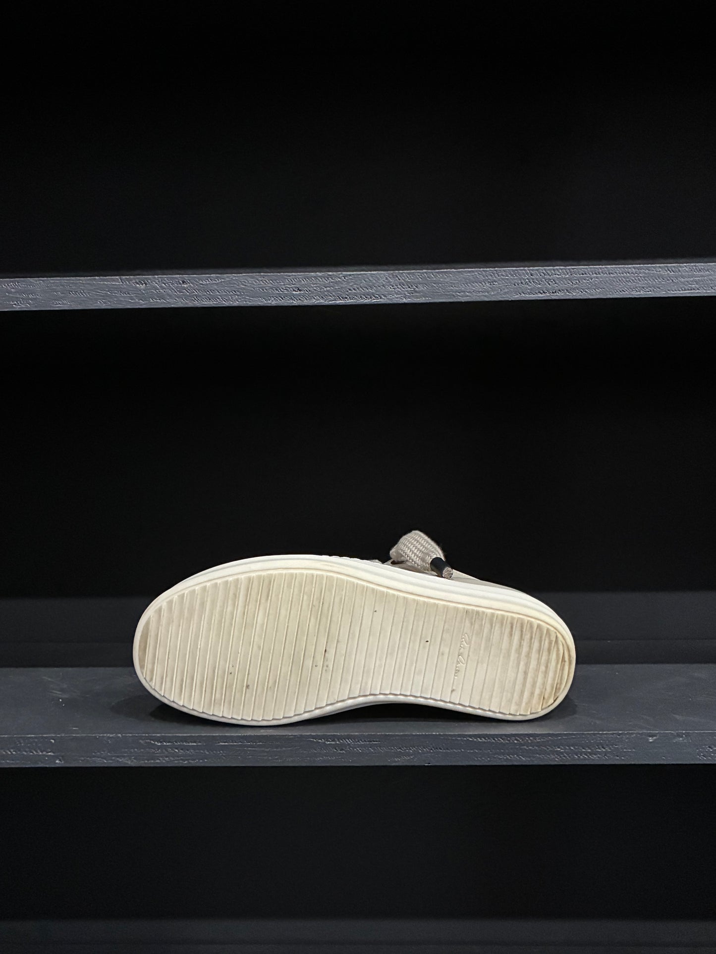 Rick Owens Tan Leather Jumbo Lace Low (40)