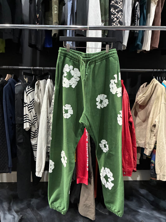 Denim Tears Green Sweatpants (M)