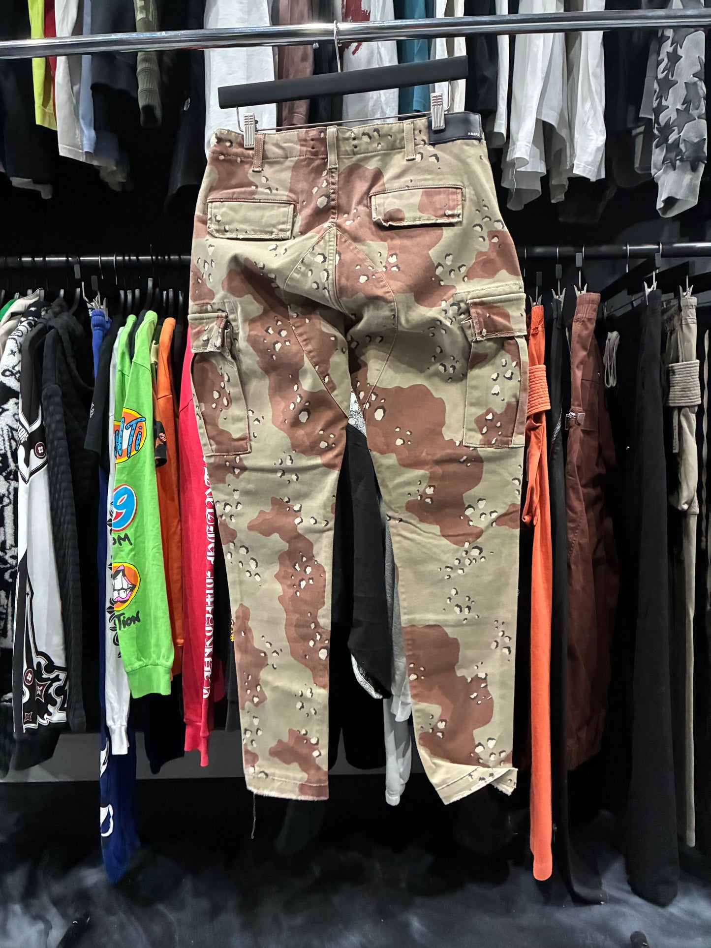 Amiri Tan Camo Cargo Jean (32)