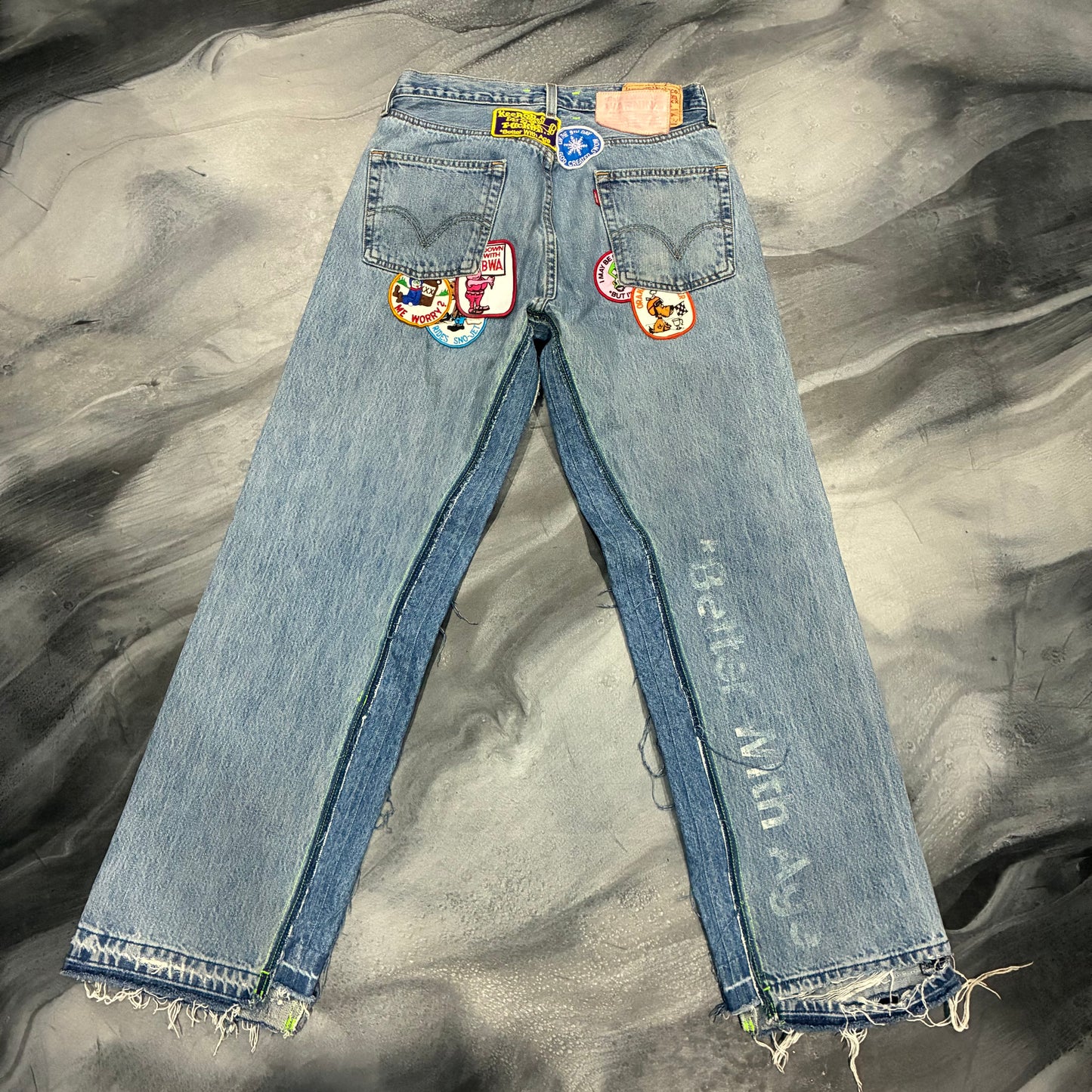 BWA Recycled Patches Light Blue Jean (32)