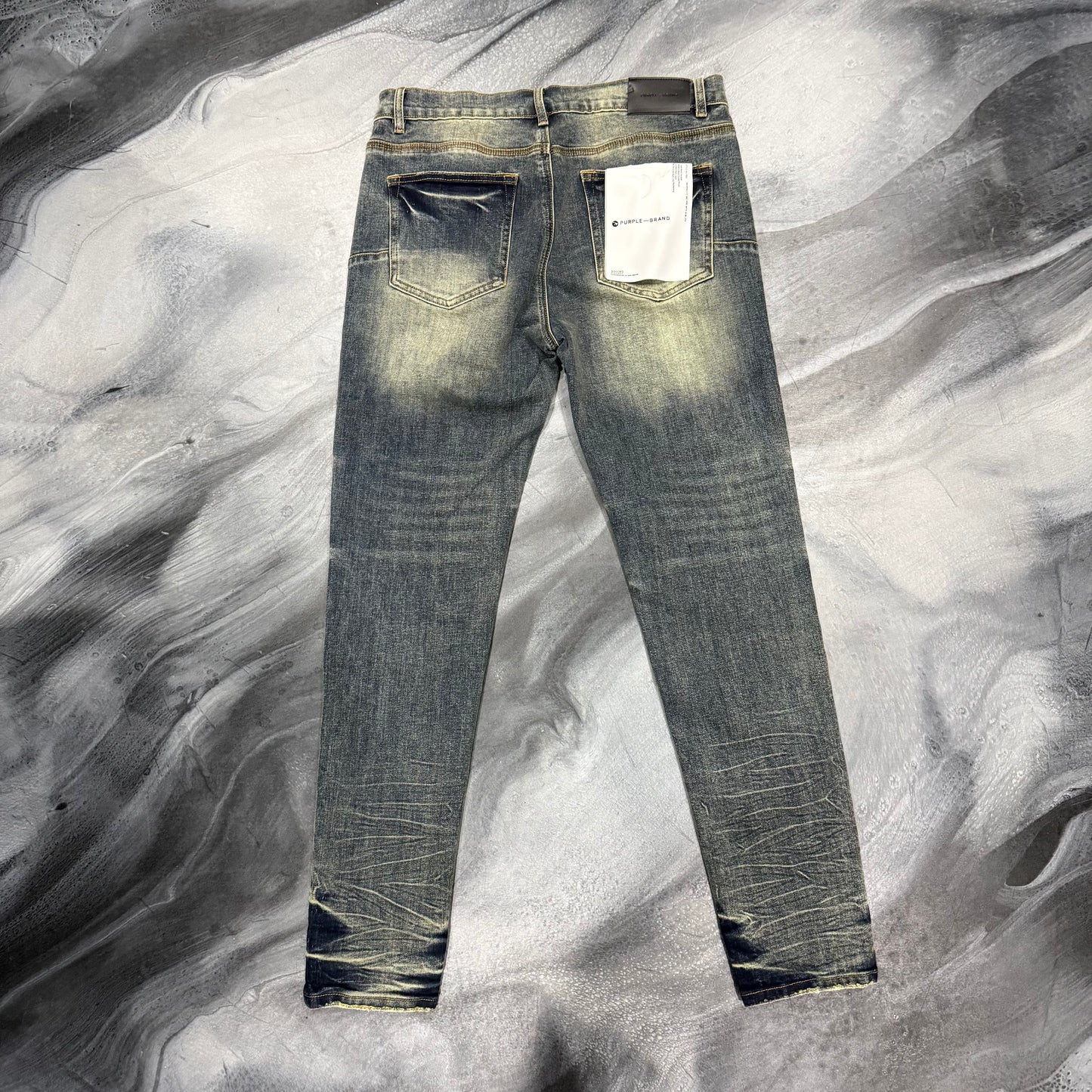 Purple Brand Dark Wash Faded Jean