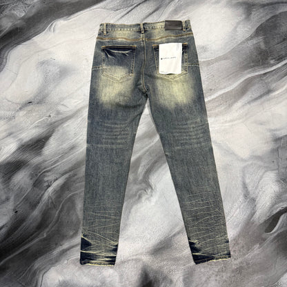 Purple Brand Dark Wash Faded Jean