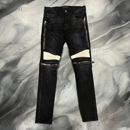 Amiri Black/White Patch MX2 Jean (32)