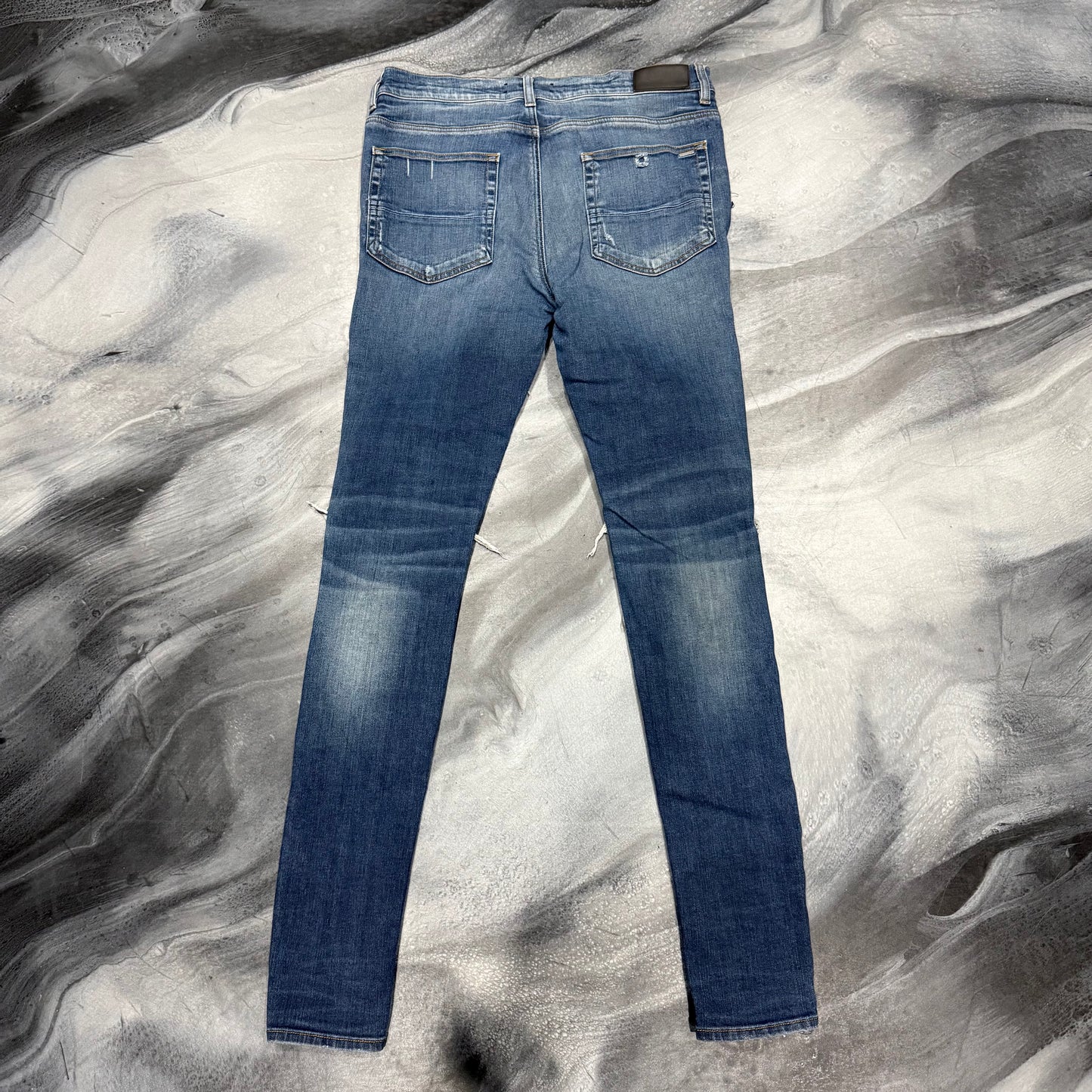 Amiri Dark Blue/Black Patch Jean (36)