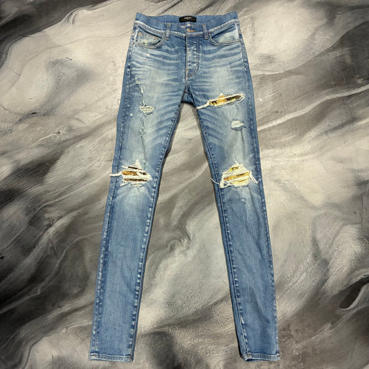Amiri Dark Blue/Aloha Patch Jean (29)