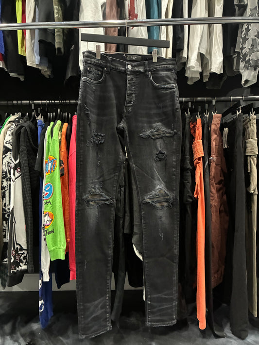 Amiri Aged Black MX1 Camo Patch (32)