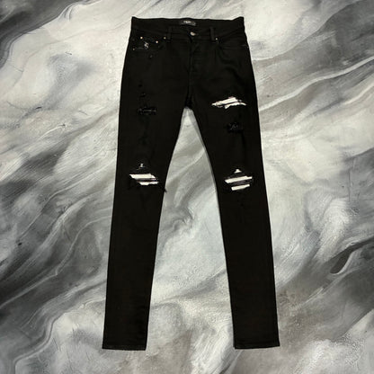 Amiri Black/Silver Patch MX1 Jean (33)