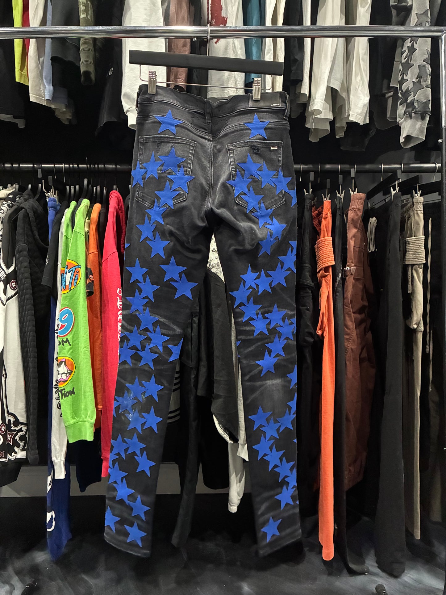 Amiri Black Chemist Blue Stars Jean (31)