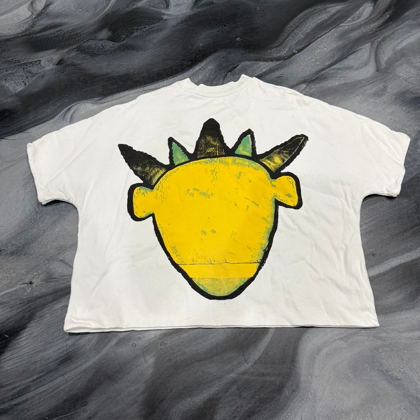 Billionaire Studios White Yellow Head Tee (S)