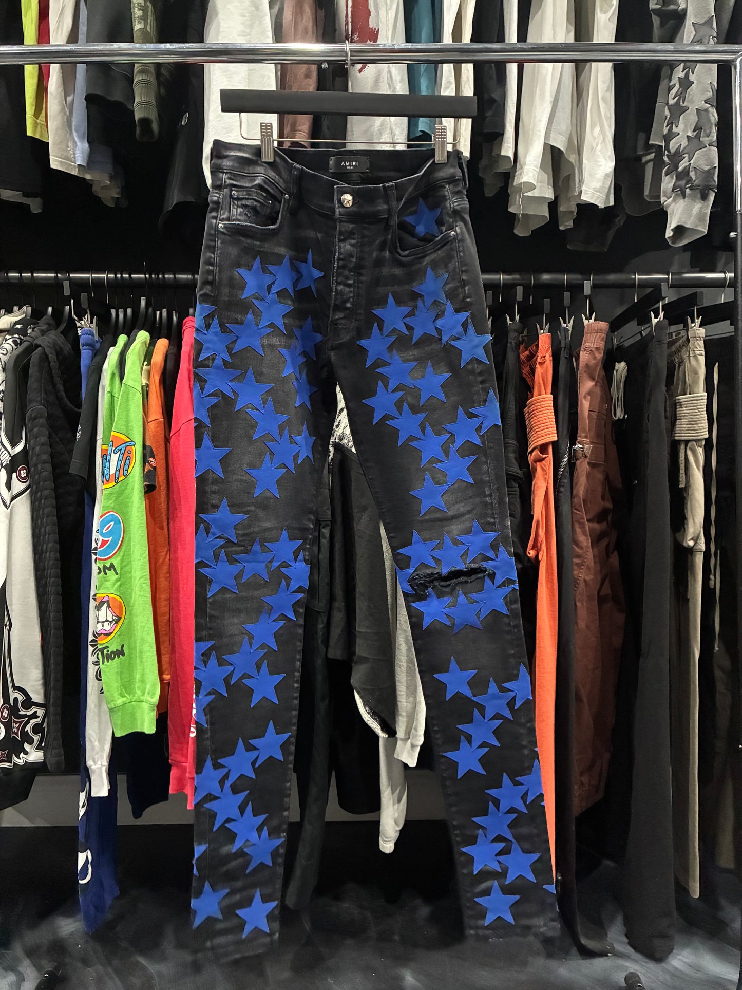 Amiri Black Chemist Blue Stars Jean (31)